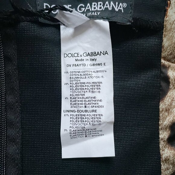 Dolce & Gabbana Patchwork Denim Mini Dress Size IT 44 US 8 NEW NWT - Picture 8 of 14